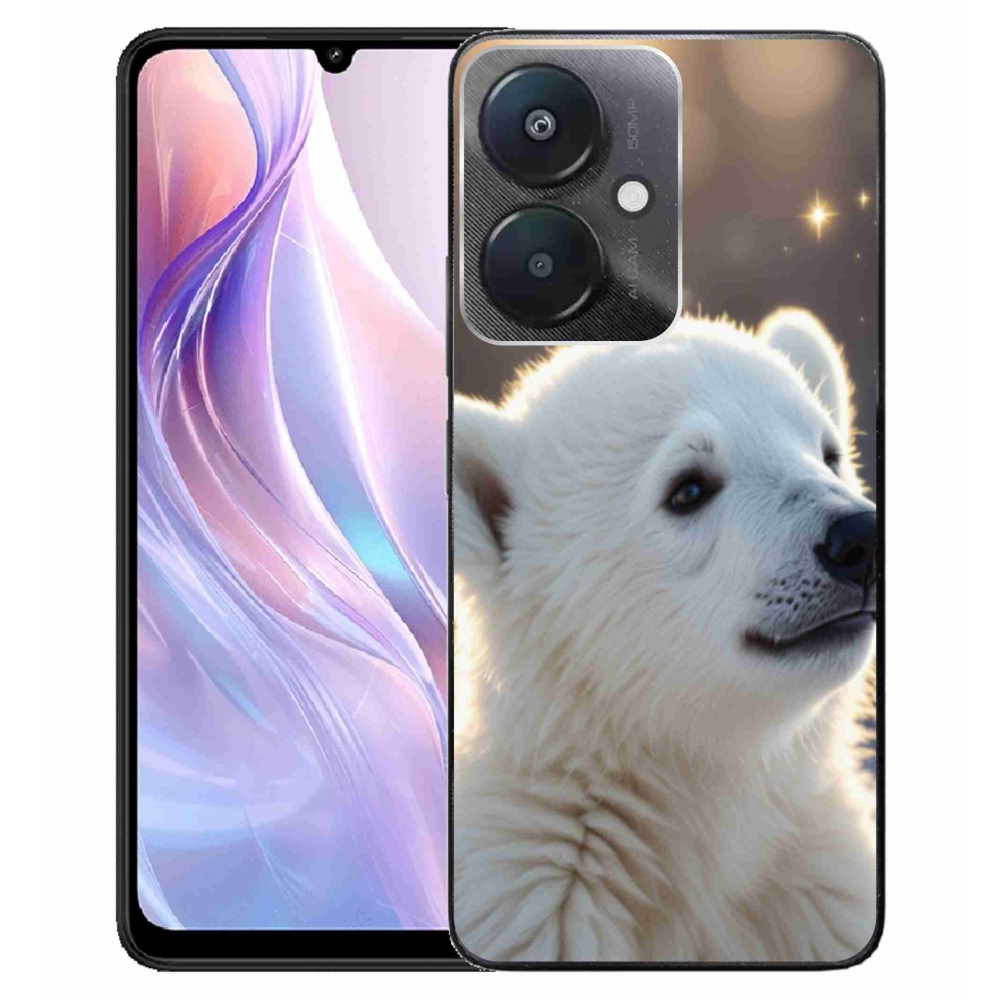 Gélový kryt mmCase na Xiaomi Redmi 13C 5G - ľadový medveď