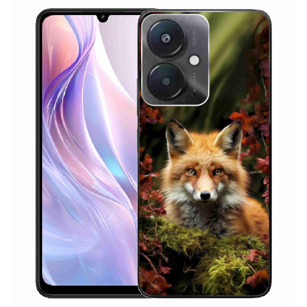 Gélový kryt mmCase na Xiaomi Redmi 13C 5G - líška v lese