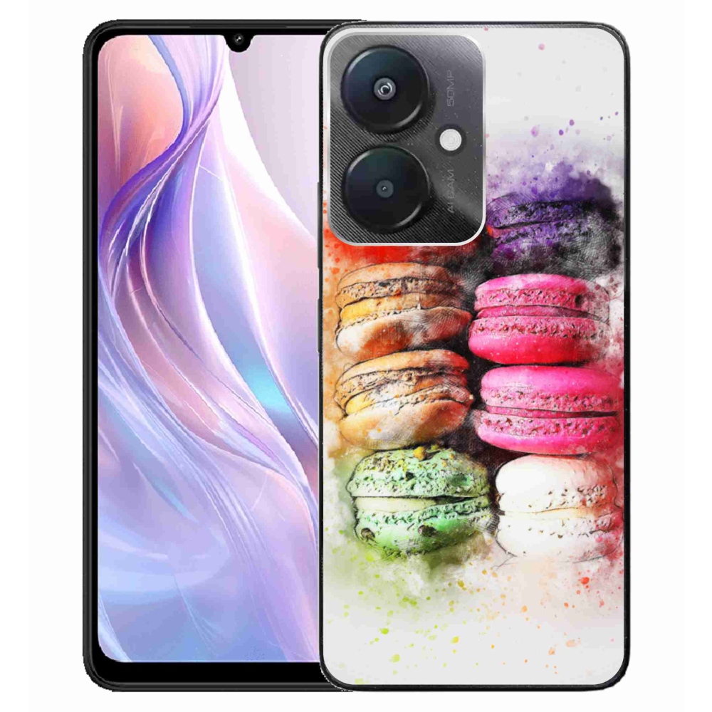 Gélový kryt mmCase na Xiaomi Redmi 13C 5G - makrónky