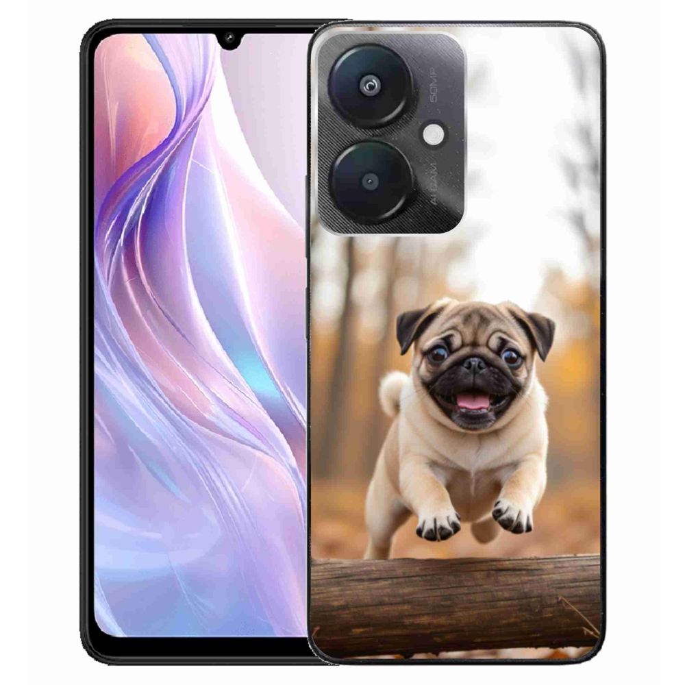 Gélový kryt mmCase na Xiaomi Redmi 13C 5G - mops 2