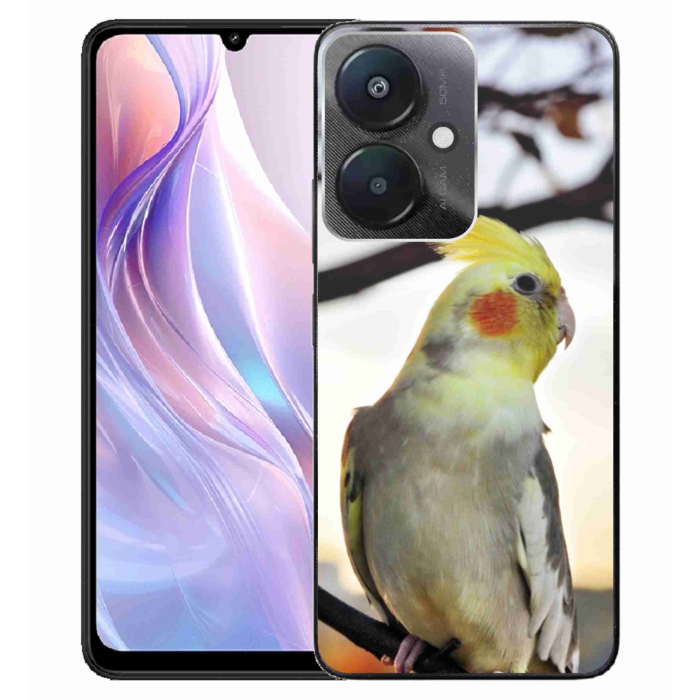 Gélový kryt mmCase na Xiaomi Redmi 13C 5G - papagáj korela
