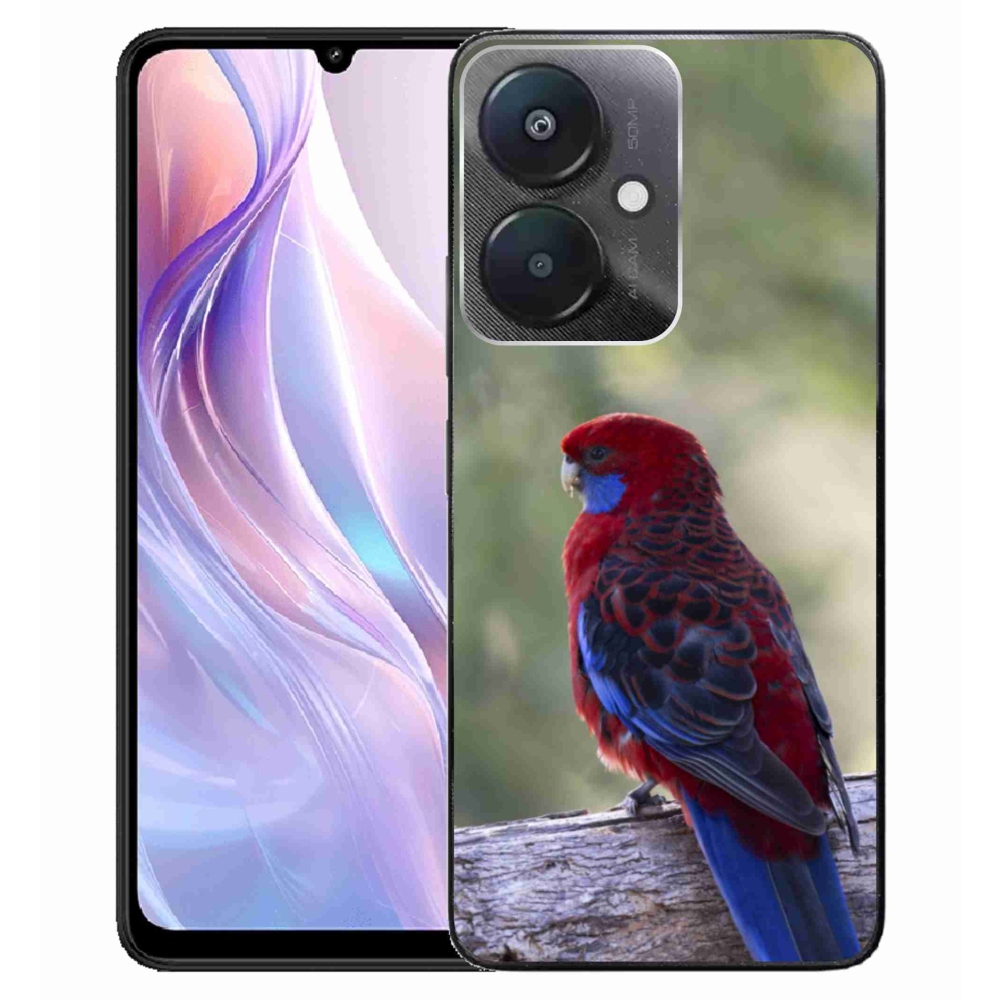 Gélový kryt mmCase na Xiaomi Redmi 13C 5G - papagáj rosela