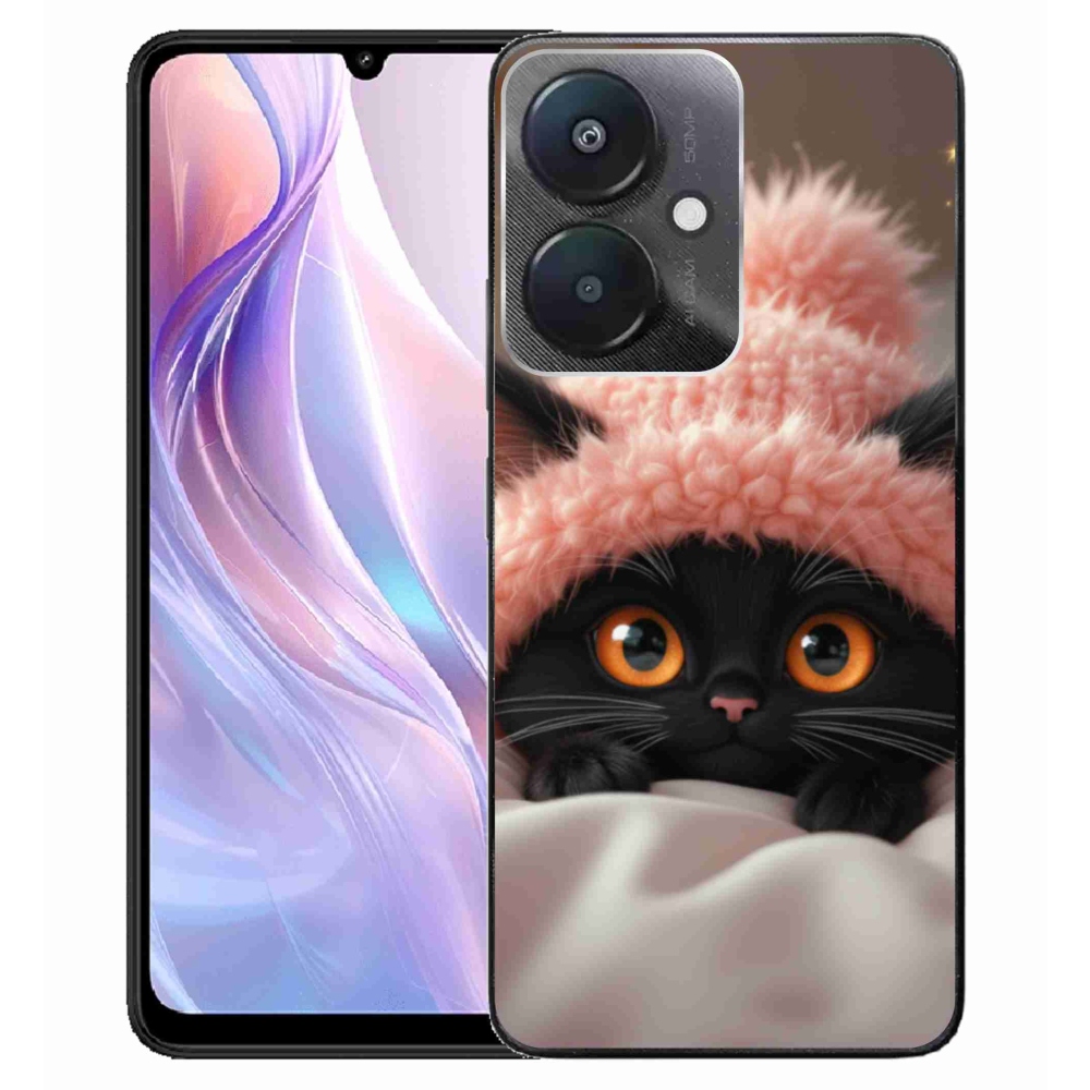 Gélový kryt mmCase na Xiaomi Redmi 13C 5G - roztomilé mačiatko 7