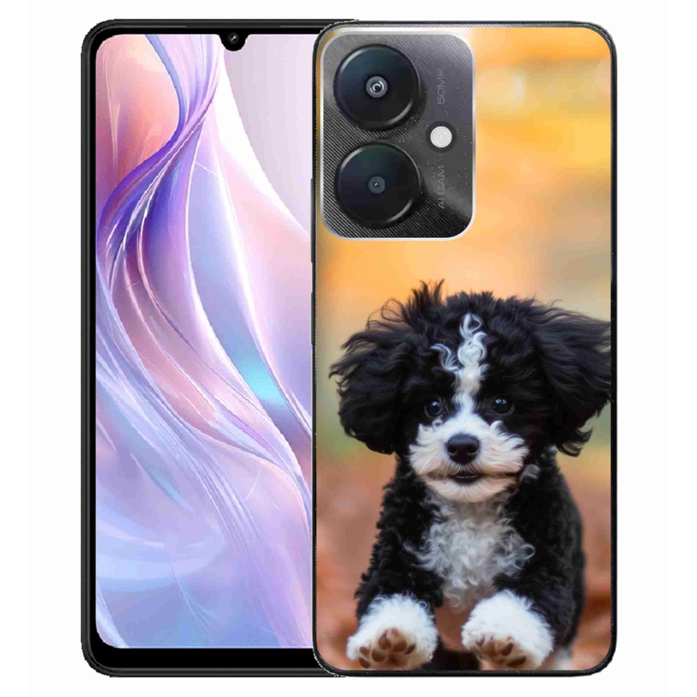 Gélový kryt mmCase na Xiaomi Redmi 13C 5G - roztomilé šteňa 2