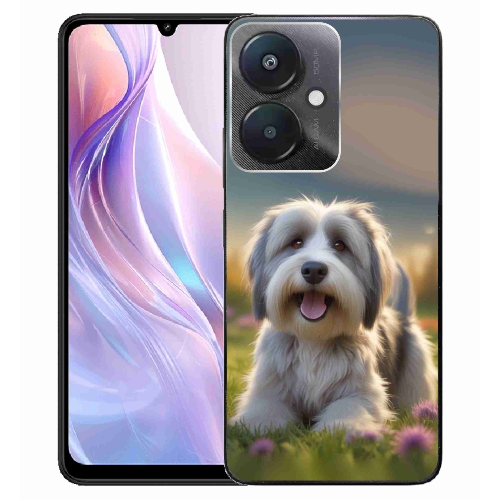 Gélový kryt mmCase na Xiaomi Redmi 13C 5G - roztomilý havanský psík