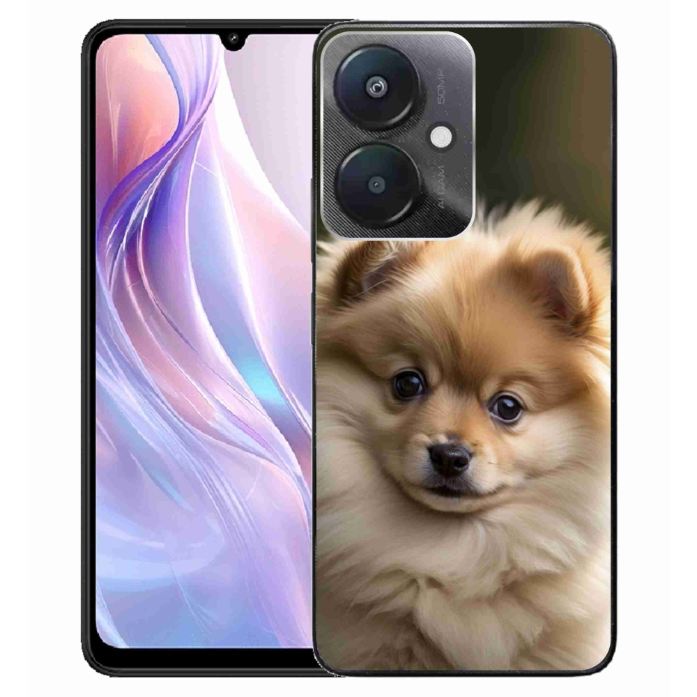 Gélový kryt mmCase na Xiaomi Redmi 13C 5G - roztomilý pomeranian 2