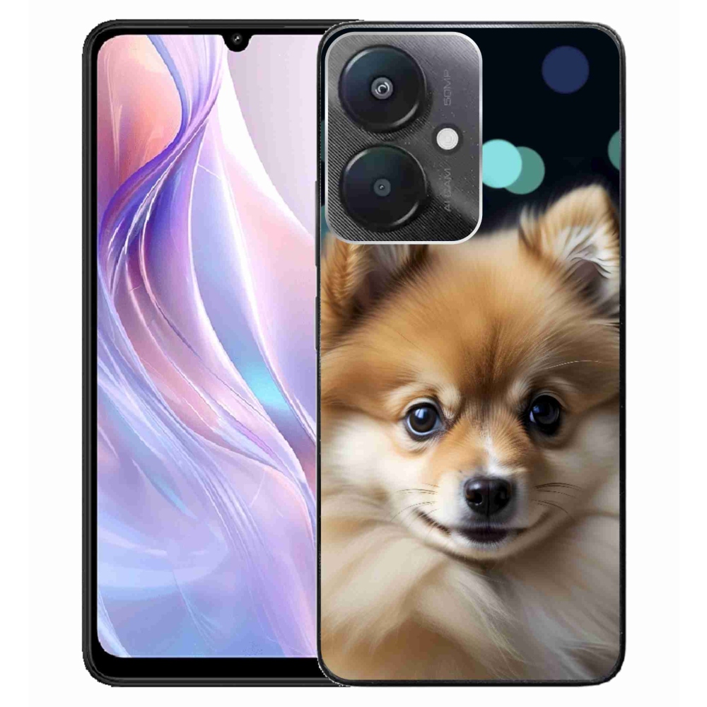 Gélový kryt mmCase na Xiaomi Redmi 13C 5G - roztomilý pomeranian
