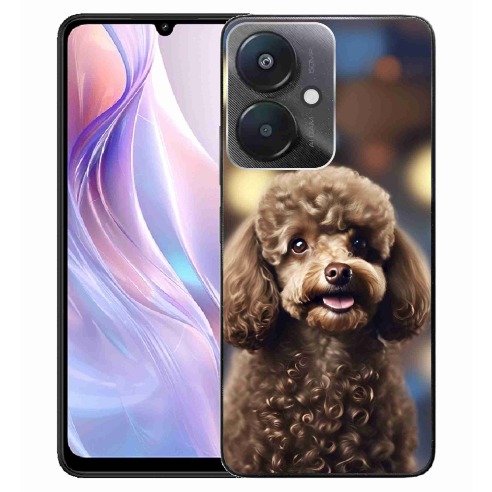 Gélový kryt mmCase na Xiaomi Redmi 13C 5G - roztomilý pudel