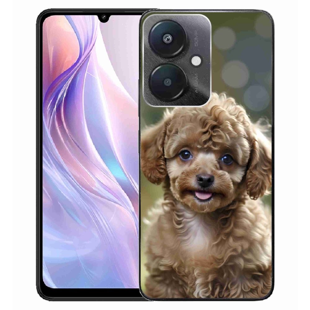 Gélový kryt mmCase na Xiaomi Redmi 13C 5G - roztomilý pudel