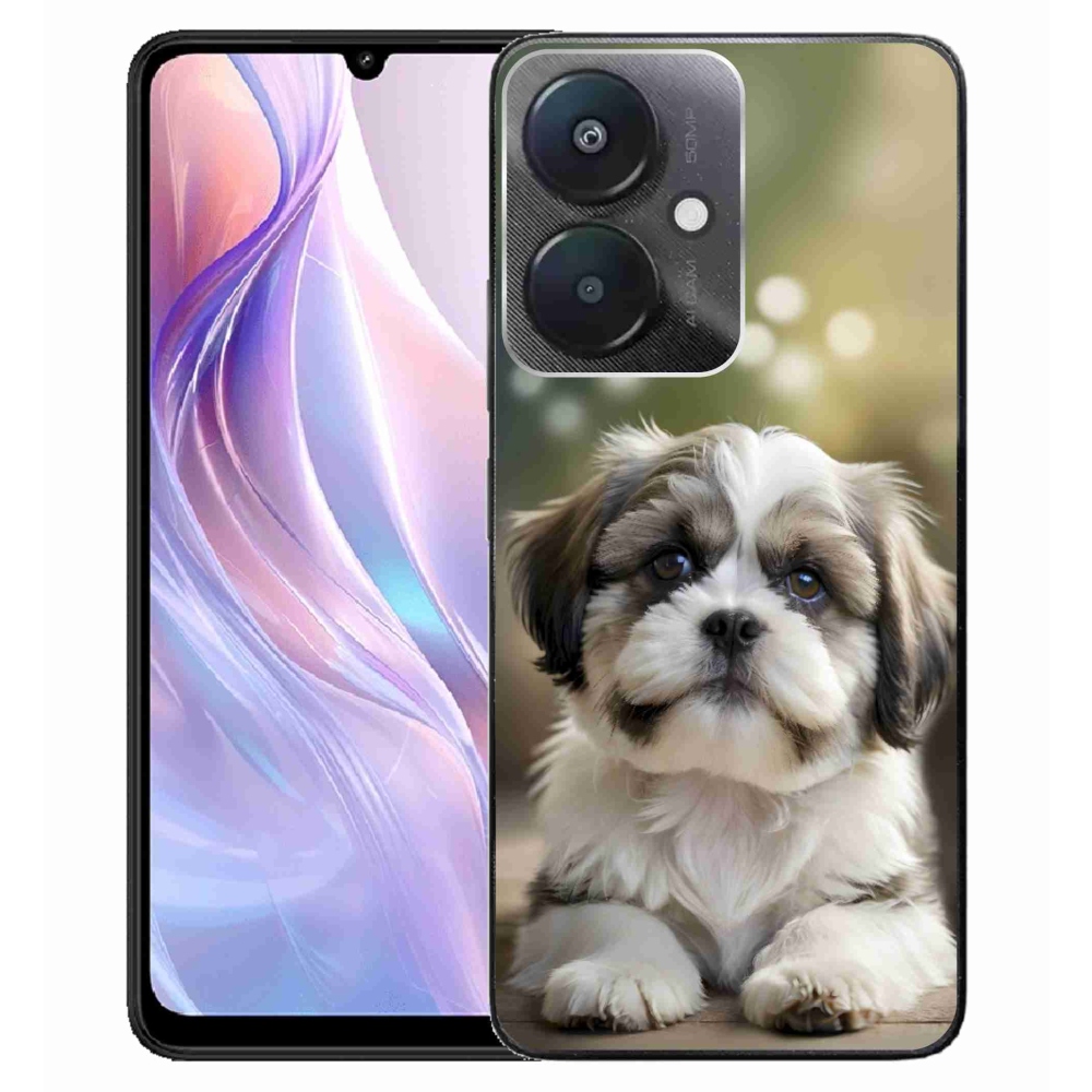Gélový kryt mmCase na Xiaomi Redmi 13C 5G - roztomilý shih-tzu