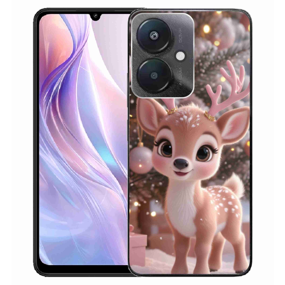 Gélový kryt mmCase na Xiaomi Redmi 13C 5G - roztomilý sob