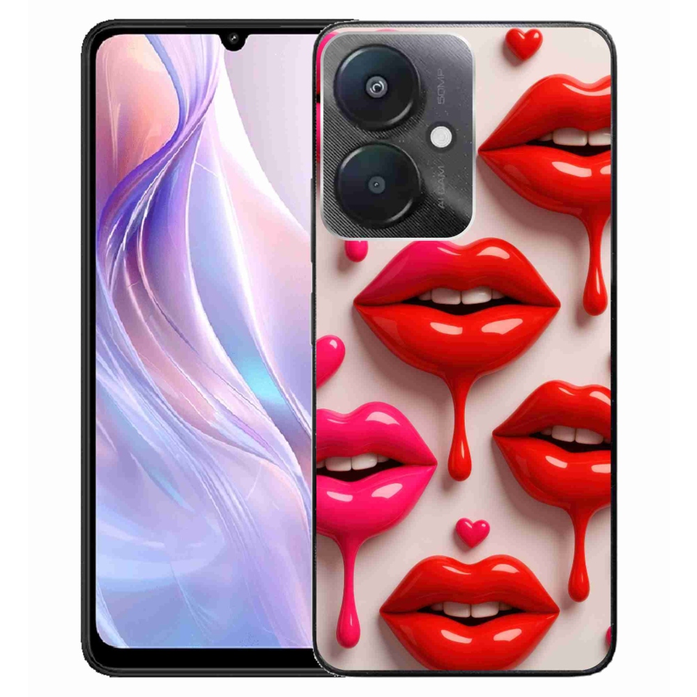 Gélový kryt mmCase na Xiaomi Redmi 13C 5G - pery 2