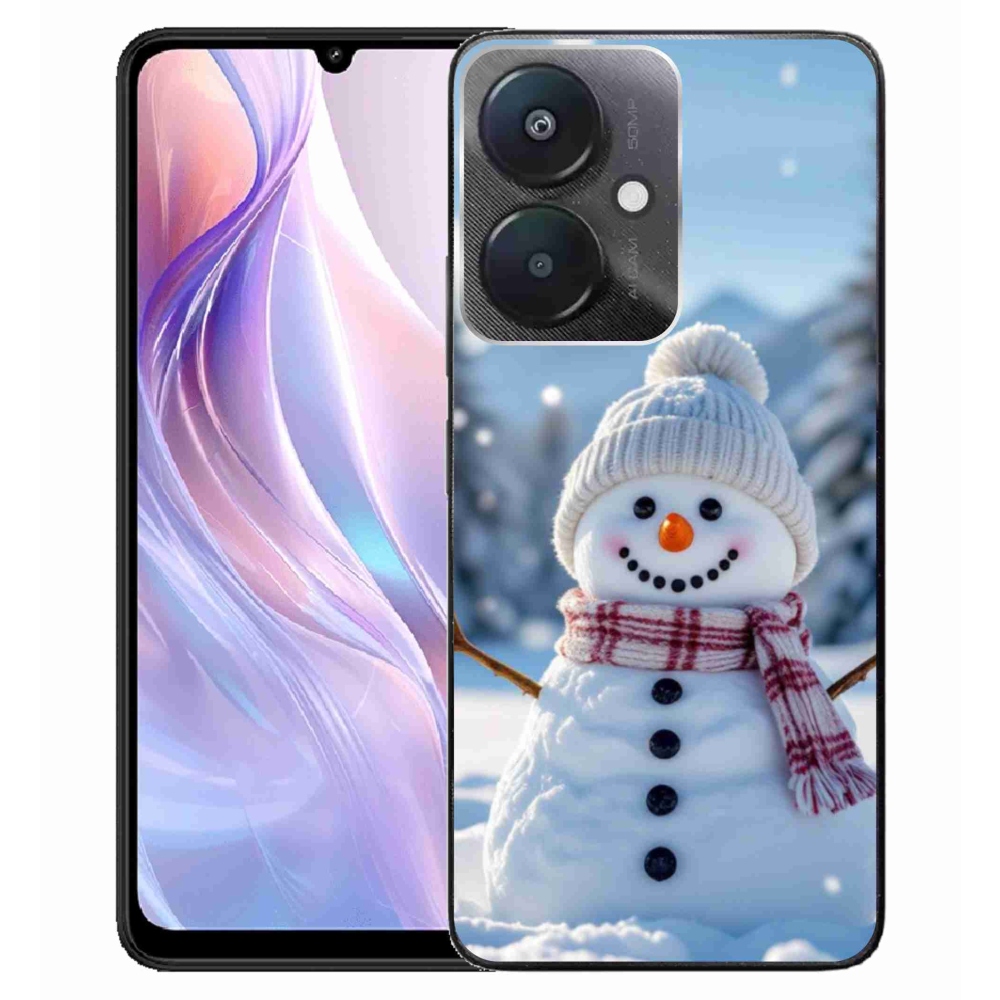 Gélový kryt mmCase na Xiaomi Redmi 13C 5G - snehuliak 3