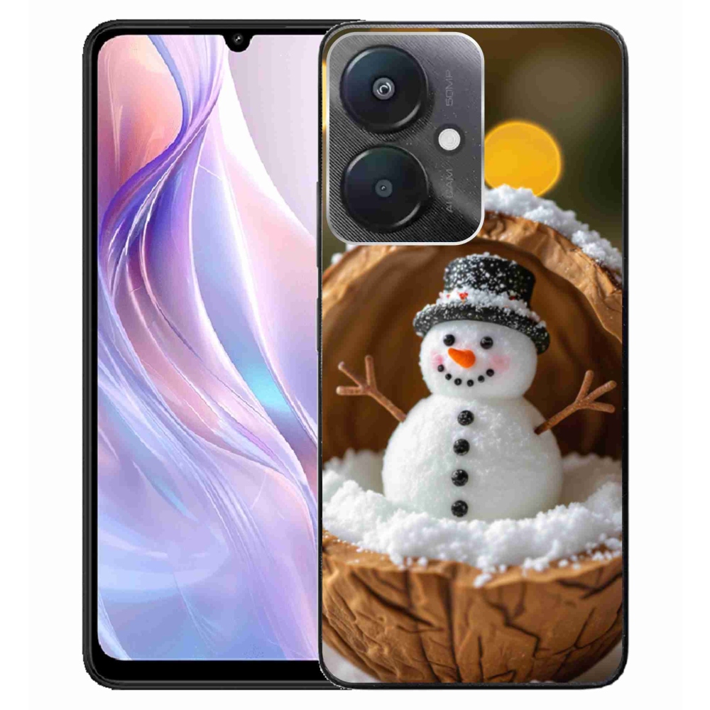 Gélový kryt mmCase na Xiaomi Redmi 13C 5G - snehuliak 4