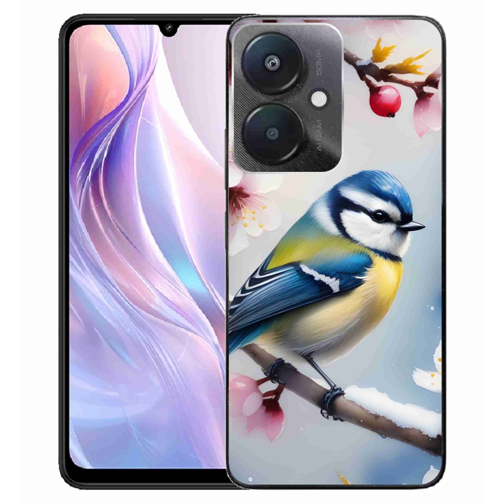 Gélový kryt mmCase na Xiaomi Redmi 13C 5G - sýkorka