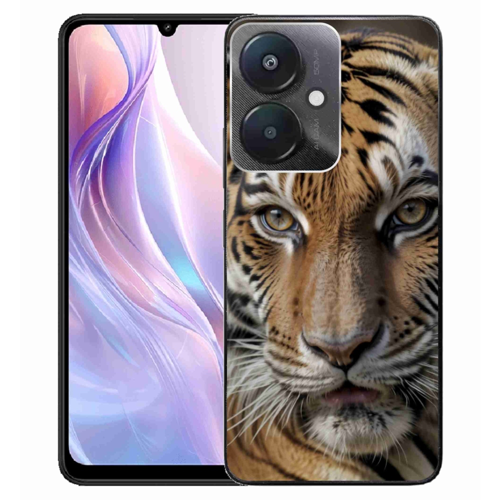 Gélový kryt mmCase na Xiaomi Redmi 13C 5G - tigrie pohľad