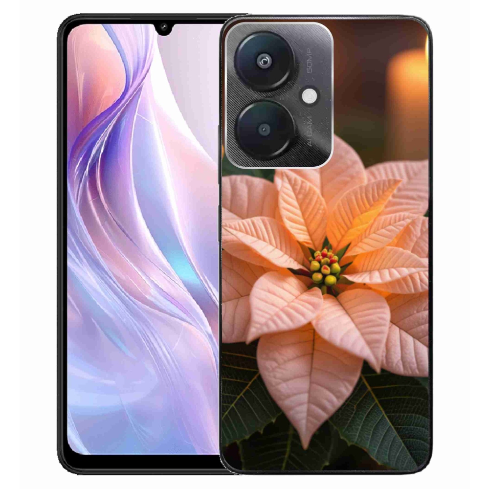 Gélový kryt mmCase na Xiaomi Redmi 13C 5G - vianočná hviezda