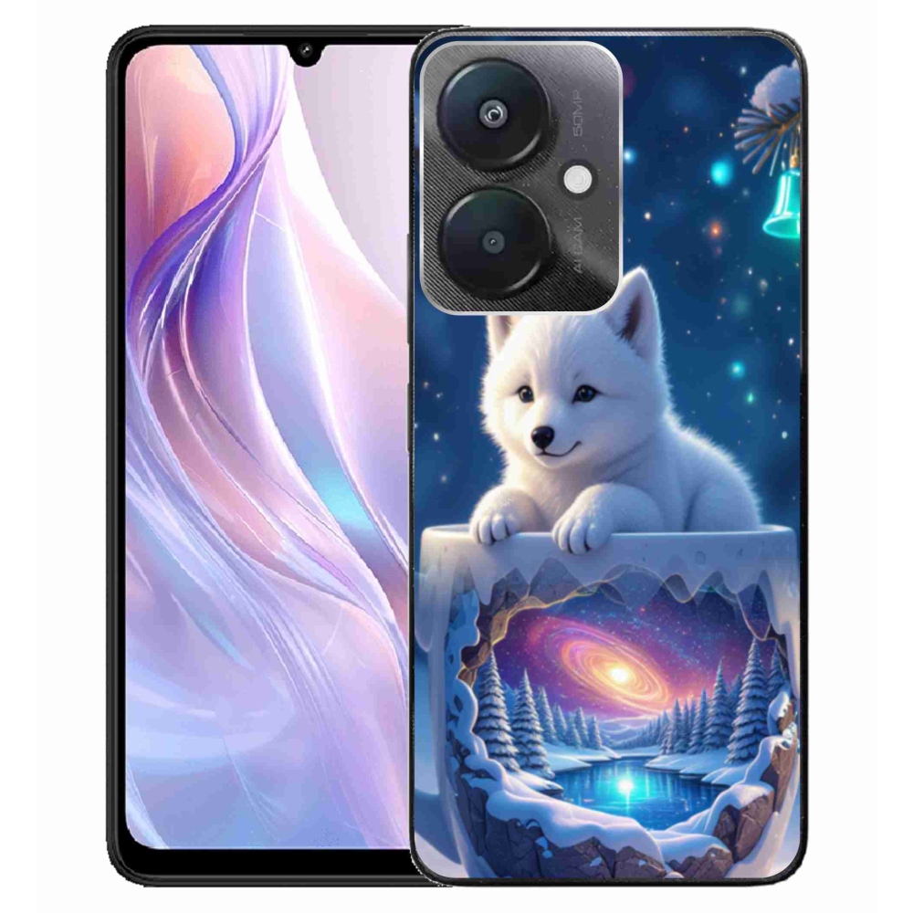 Gélový kryt mmCase na Xiaomi Redmi 13C 5G - vianočné šteňa