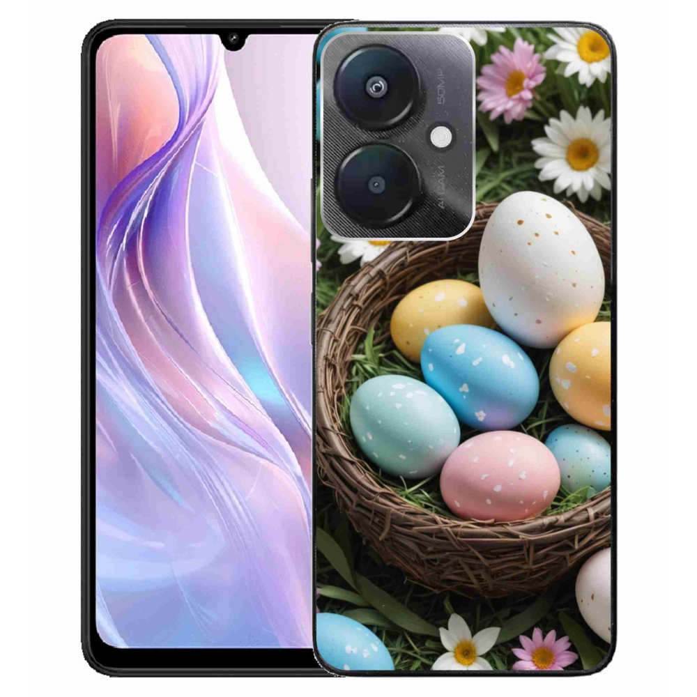 Gélový kryt mmCase na Xiaomi Redmi 13C 5G - veľkonočné vajíčka 2