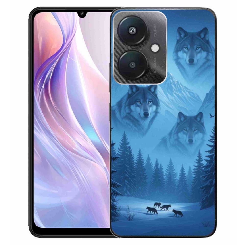 Gélový kryt mmCase na Xiaomi Redmi 13C 5G - vlčia svorka