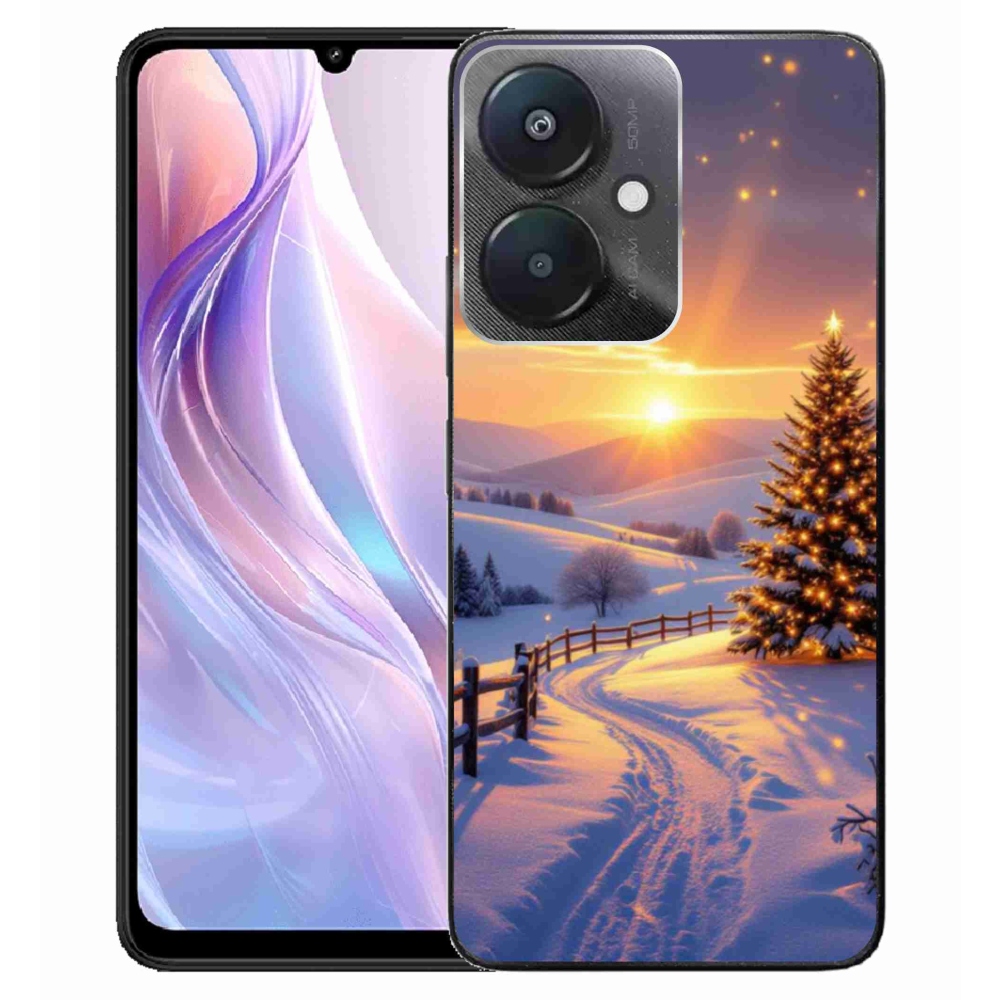 Gélový kryt mmCase na Xiaomi Redmi 13C 5G - zimná krajina