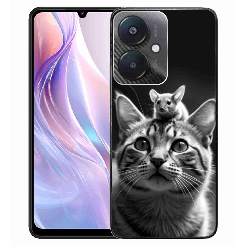 Gélový kryt mmCase na Xiaomi Redmi 13C 5G - zvieracie priateľstvo 2