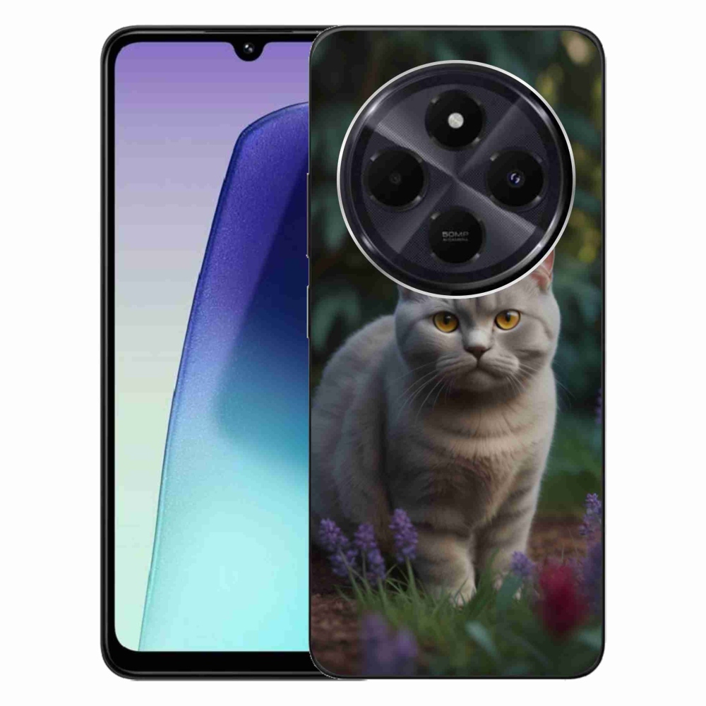 Gélový kryt mmCase na Xiaomi Redmi 14C/Poco C75 - britská mačka