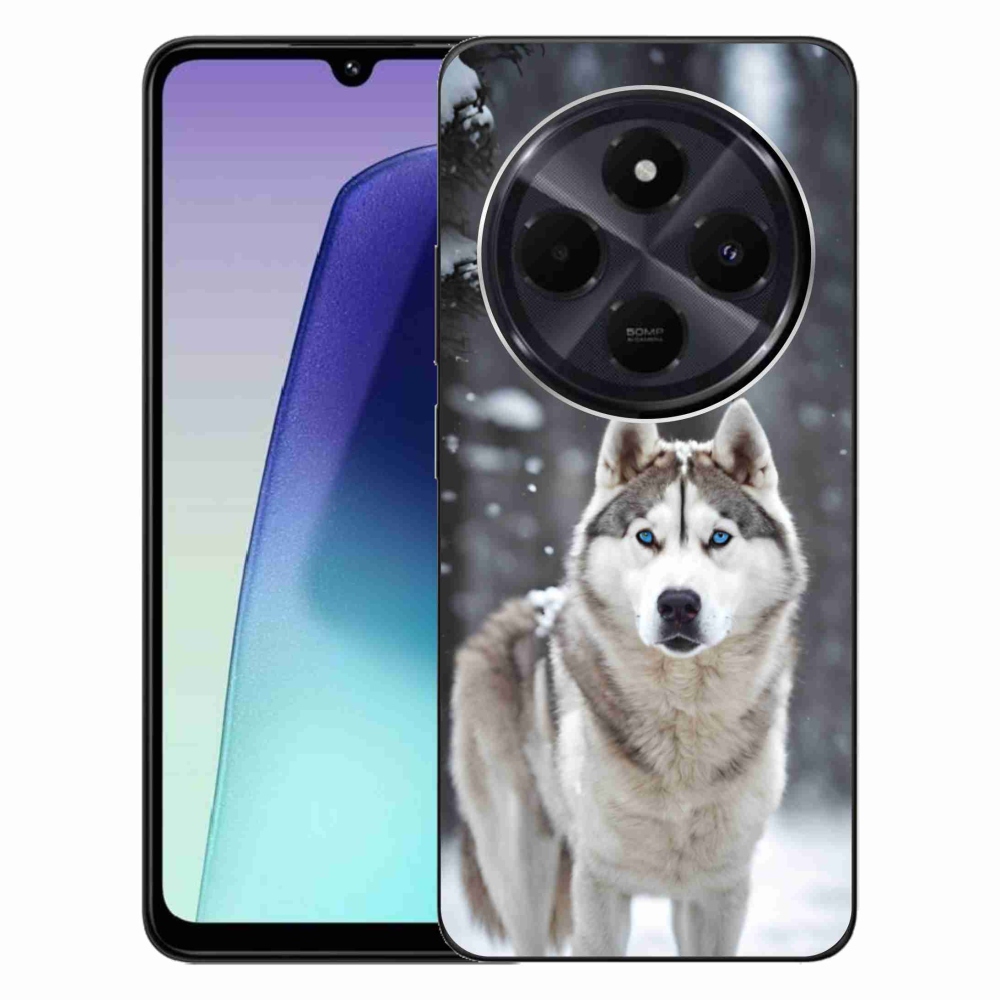 Gélový kryt mmCase na Xiaomi Redmi 14C/Poco C75 - husky 2