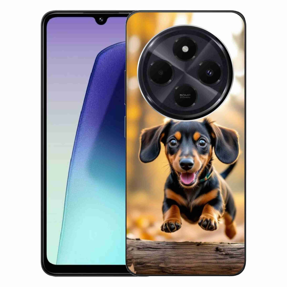 Gélový kryt mmCase na Xiaomi Redmi 14C/Poco C75 - jazvečík 2