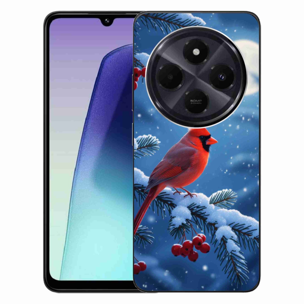 Gélový kryt mmCase na Xiaomi Redmi 14C/Poco C75 - kardinál červený