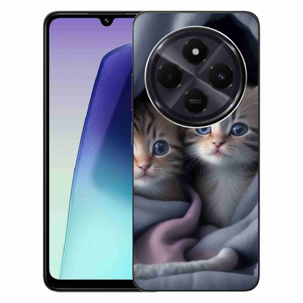 Gélový kryt mmCase na Xiaomi Redmi 14C/Poco C75 - mačacie duo 2