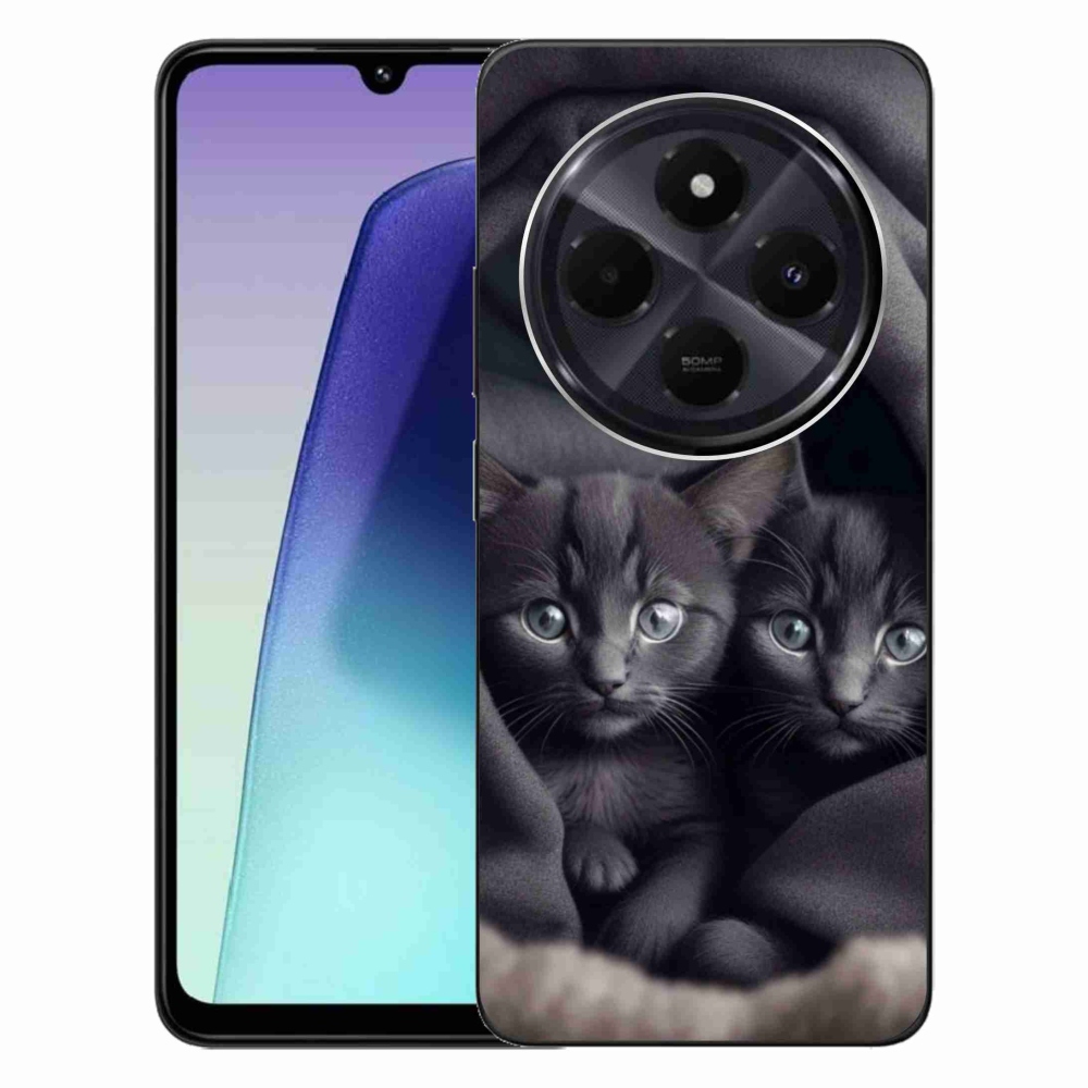 Gélový kryt mmCase na Xiaomi Redmi 14C/Poco C75 - mačacie duo