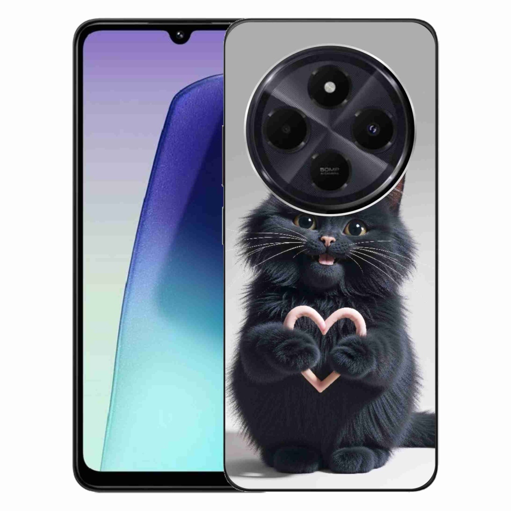 Gélový kryt mmCase na Xiaomi Redmi 14C/Poco C75 - mačacia láska 3