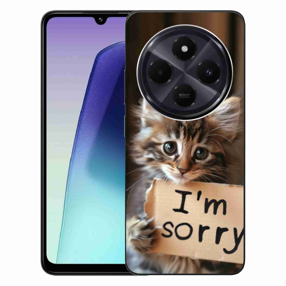 Gélový kryt mmCase na Xiaomi Redmi 14C/Poco C75 - mačacie ospravedlnenie
