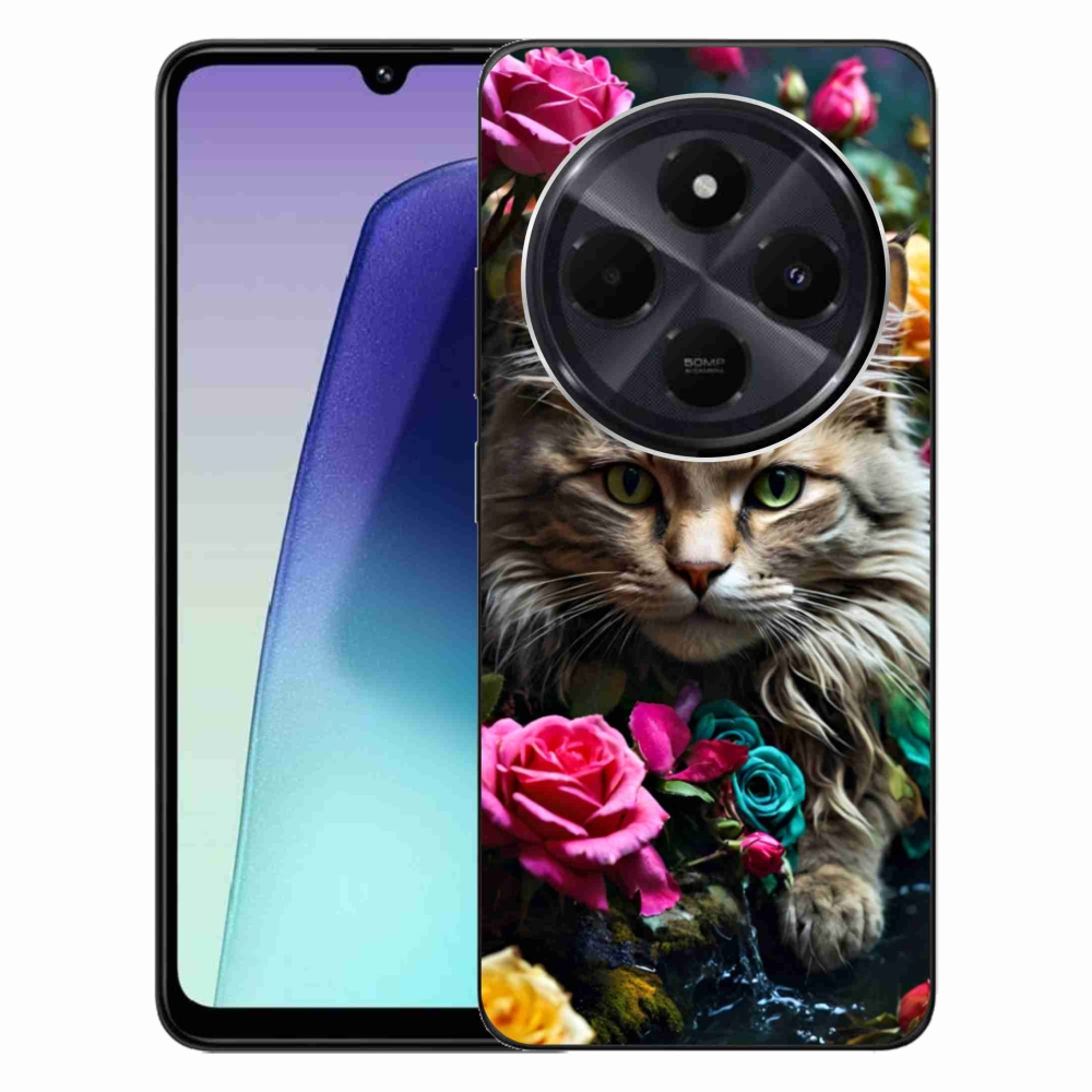 Gélový kryt mmCase na Xiaomi Redmi 14C/Poco C75 - mačacie pohľad 2