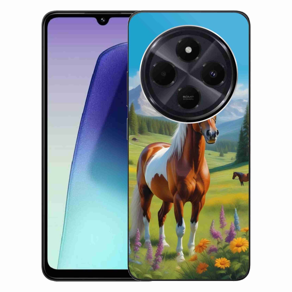 Gélový kryt mmCase na Xiaomi Redmi 14C/Poco C75 - kôň na lúke