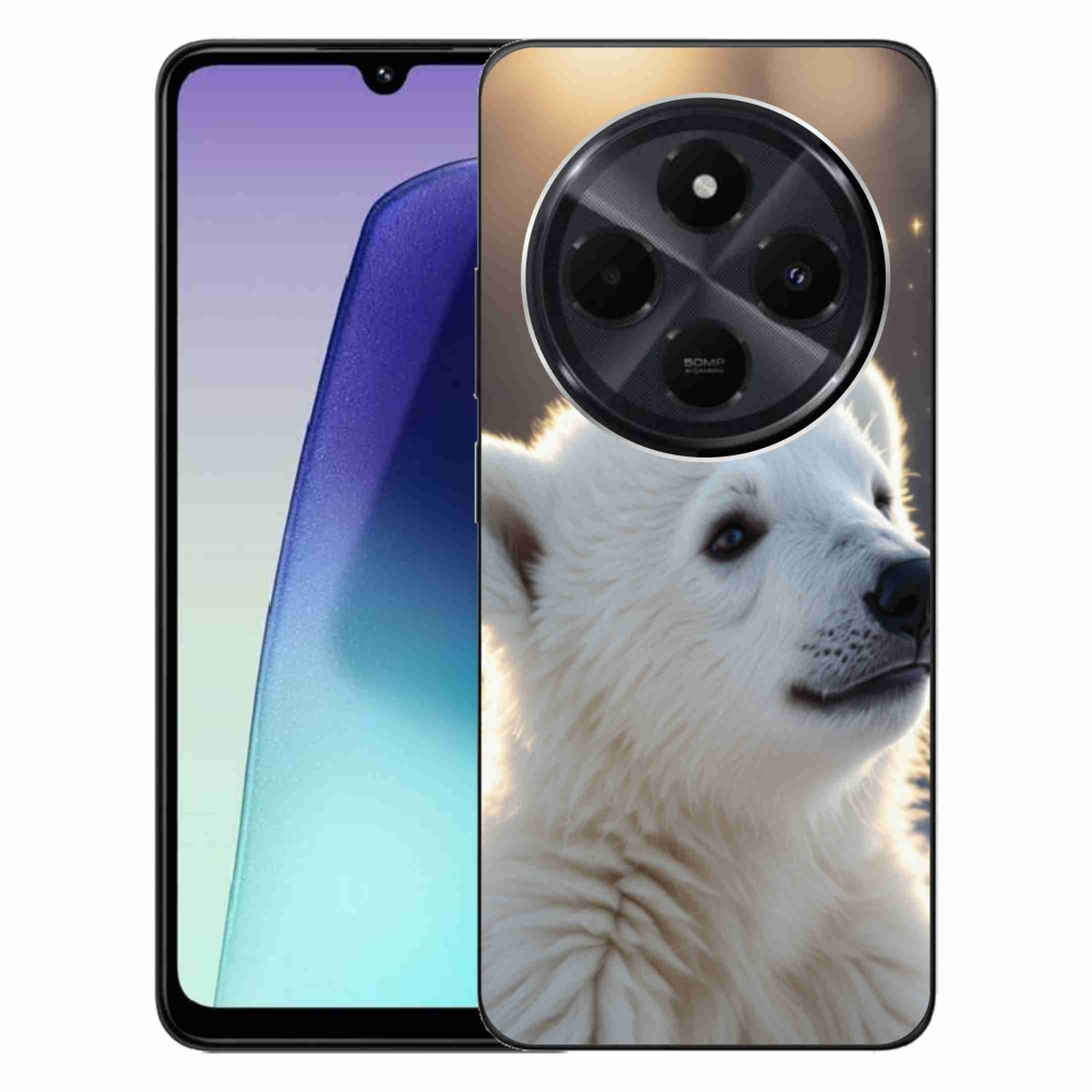Gélový kryt mmCase na Xiaomi Redmi 14C/Poco C75 - ľadový medveď