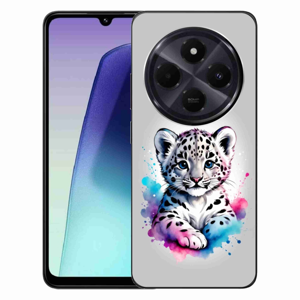 Gélový kryt mmCase na Xiaomi Redmi 14C/Poco C75 - leopardej mláďa