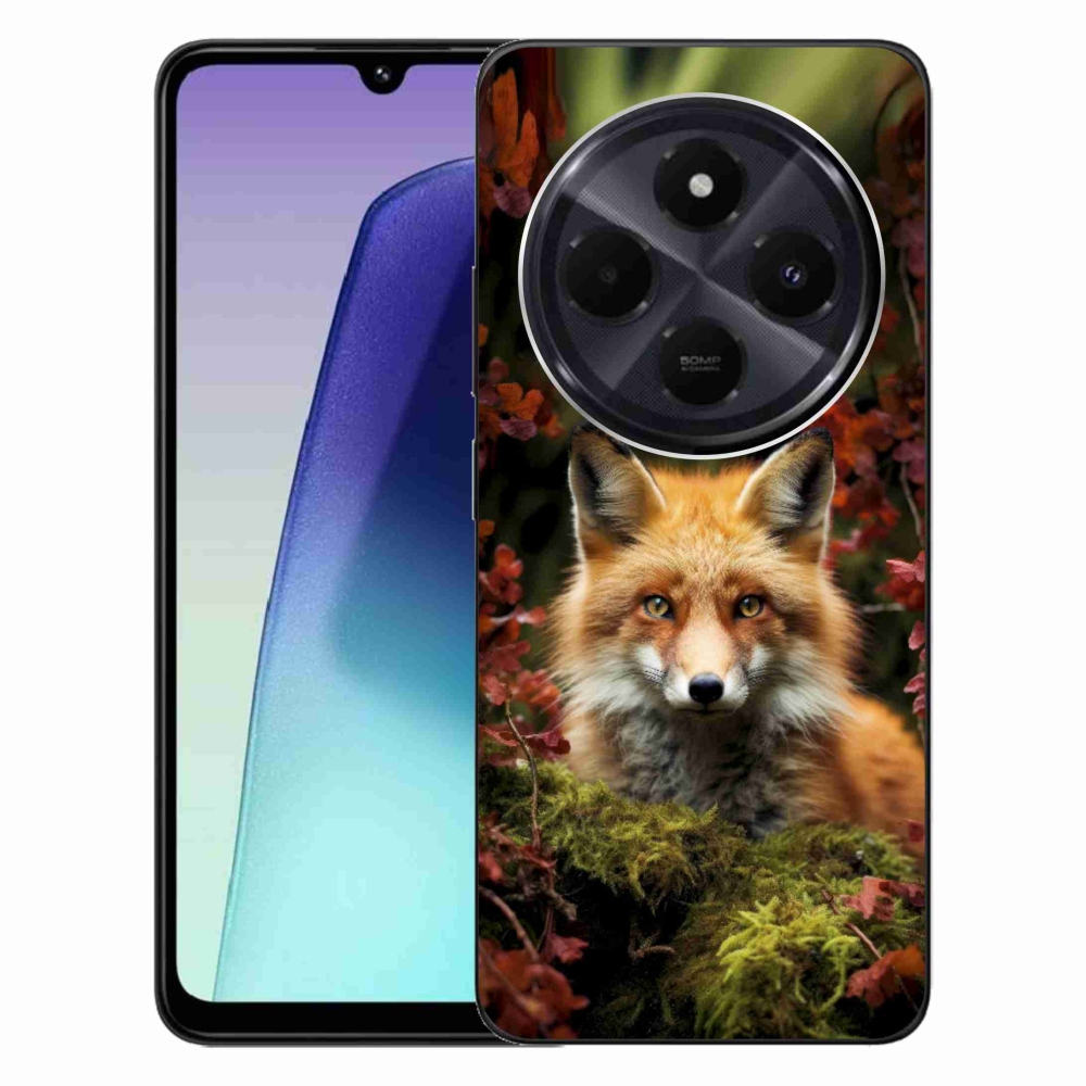 Gélový kryt mmCase na Xiaomi Redmi 14C/Poco C75 - líška v lese