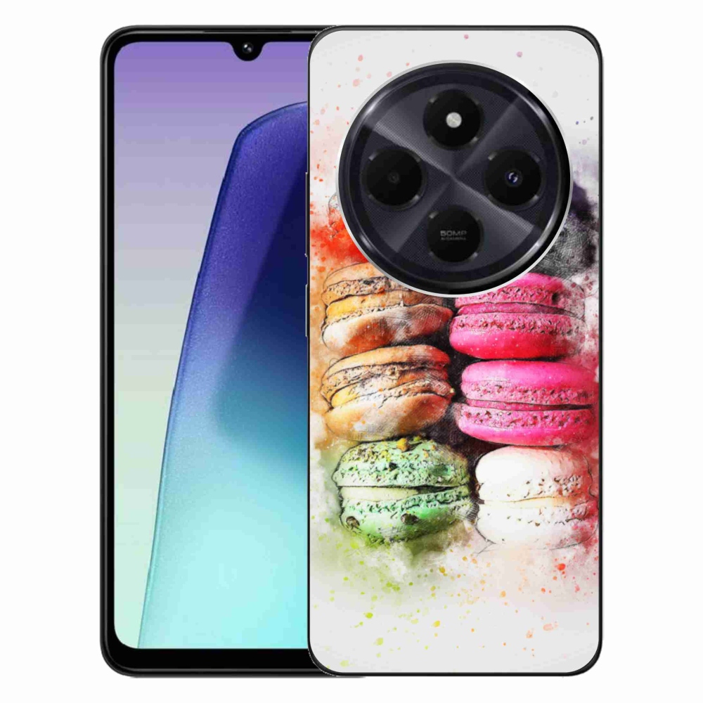 Gélový kryt mmCase na Xiaomi Redmi 14C/Poco C75 - makrónky