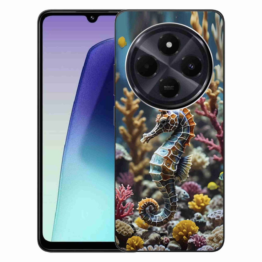 Gélový kryt mmCase na Xiaomi Redmi 14C/Poco C75 - morský koník 2