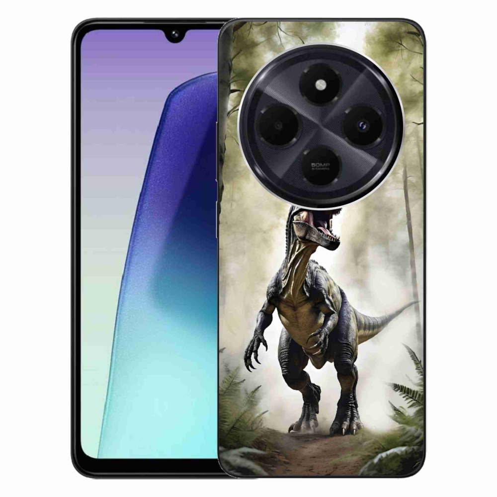 Gélový kryt mmCase na Xiaomi Redmi 14C/Poco C75 - naštvaný T-Rex