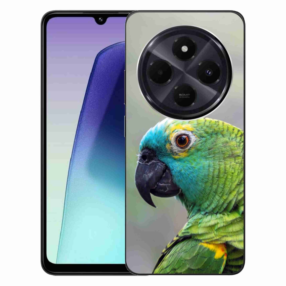 Gélový kryt mmCase na Xiaomi Redmi 14C/Poco C75 - papagáj amazoňan