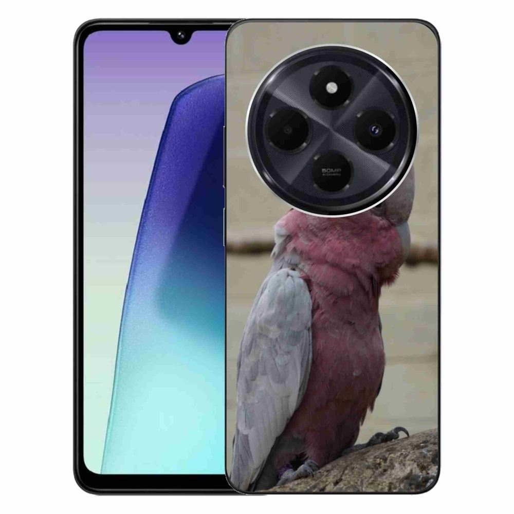 Gélový kryt mmCase na Xiaomi Redmi 14C/Poco C75 - papagáj kakadu ružový