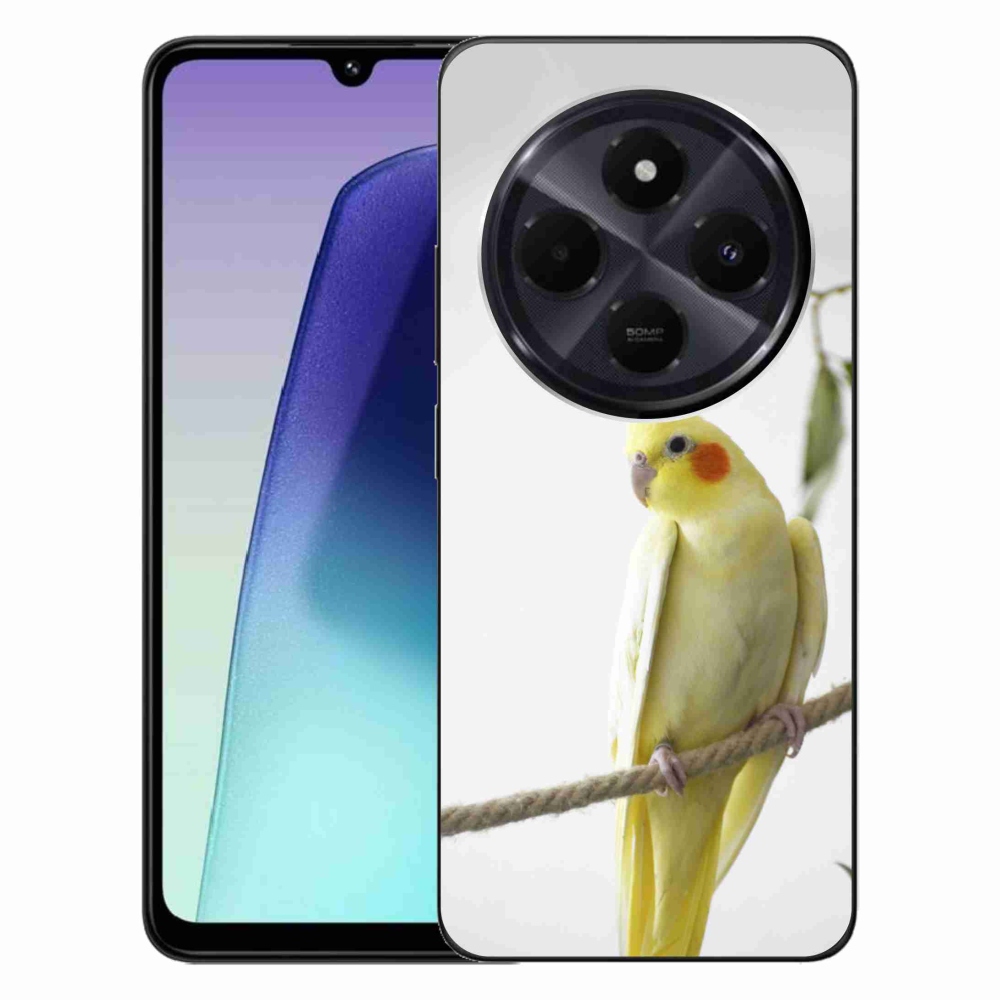Gélový kryt mmCase na Xiaomi Redmi 14C/Poco C75 - papagáj korela chocholatá