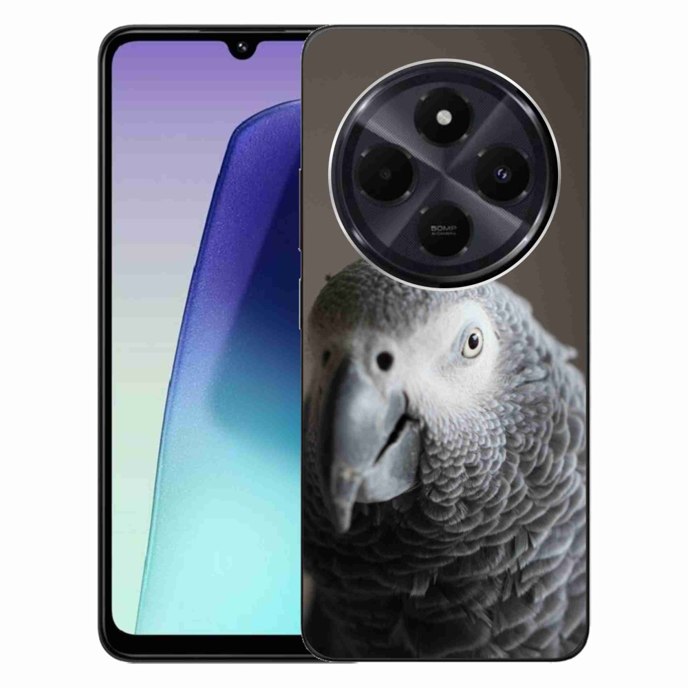 Gélový kryt mmCase na Xiaomi Redmi 14C/Poco C75 - papagáj žako 2