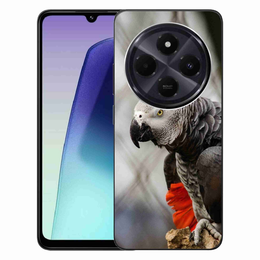 Gélový kryt mmCase na Xiaomi Redmi 14C/Poco C75 - papagáj žako 3