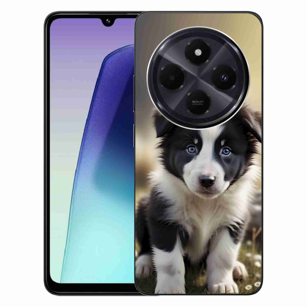 Gélový kryt mmCase na Xiaomi Redmi 14C/Poco C75 - roztomilá border kólia