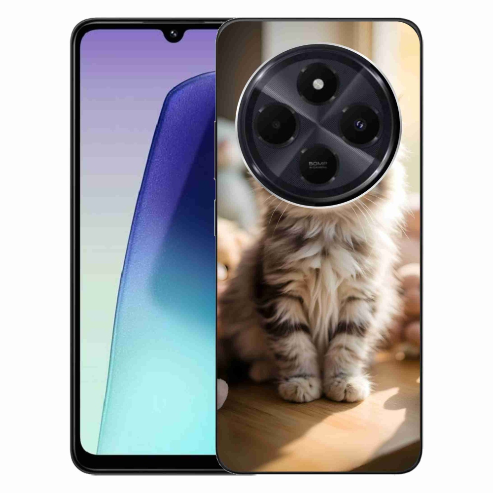 Gélový kryt mmCase na Xiaomi Redmi 14C/Poco C75 - roztomilé mačiatko 10