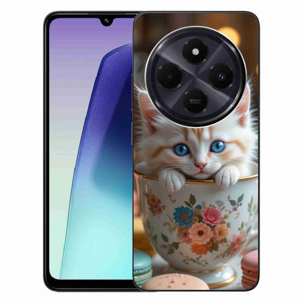 Gélový kryt mmCase na Xiaomi Redmi 14C/Poco C75 - roztomilé mačiatko 6